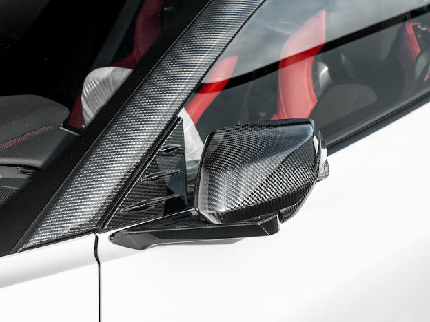 2020+ CORVETTE C8 CARBON FIBER REPLACEMENT MIRROR COVERS PAIR